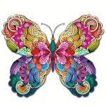 Magic Puzzle - Fa kirakó Pillangó forma