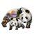 Magic Puzzle - Fa kirakó Panda forma CSOMAGOLÁS SÉRÜLT