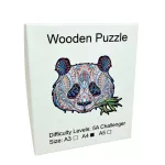 Magic Puzzle - Fa kirakó Panda A4 méret