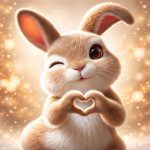 Maci szeretet négyzet alakú Gyémántszemes kirakó 30x30