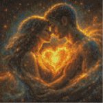 Maci szeretet négyzet alakú Gyémántszemes kirakó 30x30