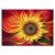 Tüzes napraforgó négyzet alakú kreatív gyémánt kirakó 30x40