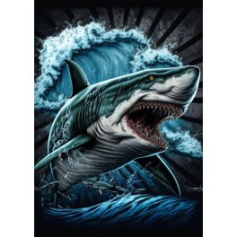 Cápa négyzet alakú kreatív gyémánt kirakó 30x40