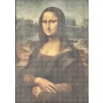 Mona Lisa – Leonardo da Vinci festménye nyomán négyzet alakú kreatív gyémánt kirakó 50x70