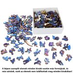 Magic Puzzle - Fa kirakó Barna Bagoly A4 méret