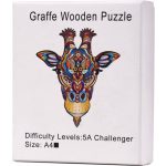 Magic Puzzle - Fa kirakó Zsiráf A4 méret