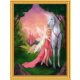 Tündér lóval festés és gyémántszemes kreatív 40x50 cm-es hibrid kép