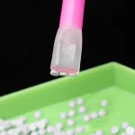 Gyémántszemes kirakó tálca toll ragacsos anyag csomag