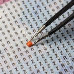 Gyémántszemes kirakó tálca toll ragacsos anyag csomag