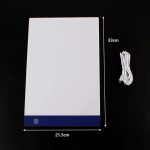 A4-es LED Rajztábla kék kapcsolópanellel