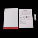 A4-es LED Rajztábla sárga kapcsolópanellel