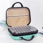 Gyémántszem tároló kemény fedelű extra nagy bőrönd 132 db fiolával