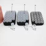 Türkíz Gyémántszem tároló exkluzív doboz126 db fiolával