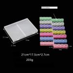 56 db-os Színes Gyémántszem tároló doboz