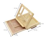 Kompakt festődoboz festmény tartóval