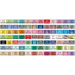 Akril filctoll készlet 84 színű tollal