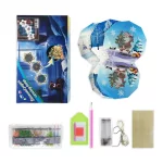 Karácsonyi Gyémántszemmel kirakható Világítós Dísz 02