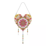 Szív alakú gyémántszemmel kirakható ajtódísz