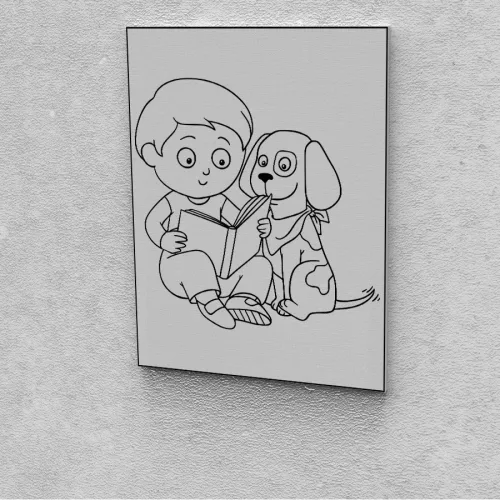 Kreatív festés maradék festékek felhasználásához kutyás