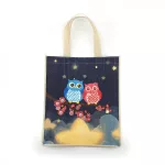 Táska baglyokkal gyémántszemes kirakóval kreatív termék