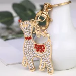 Rénszarvas kreatív gyémántszemes kirakó kulcstartó 