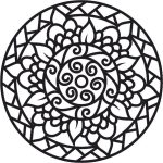 Mandala 6 Mintás Kreatív Homokkép 