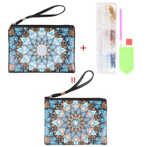 Mandala mintás retikül gyémántszemes kirakóval Mandala mintás retikül gyémántszemes kirakóval