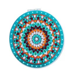  Mandala mintás gyémántszemmel kirakható kozmetikai tükör