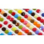 Kör alakú meglepetés színű gyémántszemek 10 csomag 