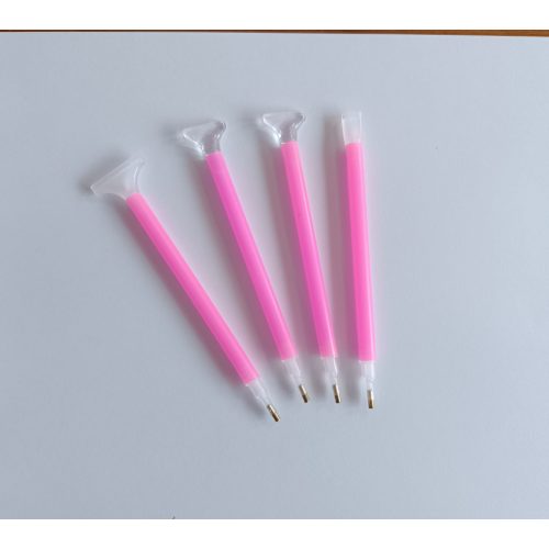 Toll variációk gyémántszemes kirakóhoz különböző fejjel rózsaszín