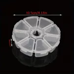 Színes Kis gyémántszem tároló doboz 21 tárolóval