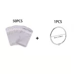 Simítózásra tasakok gyémántszemek tárolásához karikával