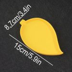 Rózsaszín színű levél alakú tálca gyémántszemes kirakóhoz