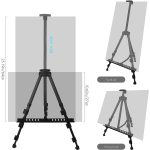 Asztali fekvő festő - kreatív állvány fából