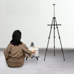 Asztali fekvő festő - kreatív állvány fából