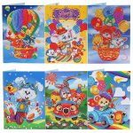 6 db-os képeslap szett gyémántszemes kirakóval gyerekeknek