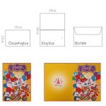 6 db-os képeslap szett gyémántszemes kirakóval gyerekeknek