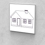 Fejlesztő Festővászon Picasso Palántáknak 3 éves korosztálynak ház 30x30 cm