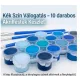 Kék Szín Válogatás – 10 darabos Akrilfesték Készlet a kék árnyalataival