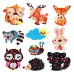 Állatos Gyémántszemes kirakó matrica 