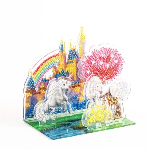 Egyszarvú gyémántszemes kirakó puzzle Egyszarvú gyémántszemes kirakó puzzle
