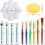 Kreatív 35 darabos Mandala Pontozó pöttyöző szett