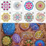 Kreatív 35 darabos Mandala Pontozó pöttyöző szett