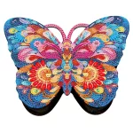 Pillangó gyémántszemmel kirakható tárolódoboz