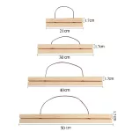30 cm-es mágneses keret fekete színben
