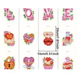 12 db-os Izgalmas mini kép gyémántszemes kirakó - LOVE