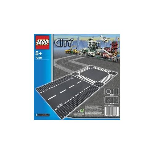 Egyenes útelem kereszteződéssel Lego City