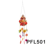 Gyémántszemmel kirakható lámpás szélcsengő álomfogó virágokkal Kreatív termék 