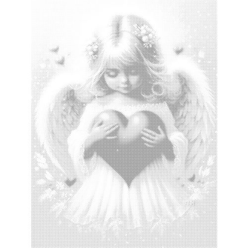 Angyal PontKép Készlet Pöttyöző (30x40 cm)