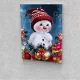 Kicsi hóember festés számok alapján kreatív készlet 30x40